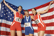Victorious Track Athletes