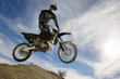 Motocross Racer Mid-Air