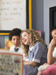 Children Listening to Teacher Read