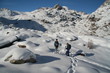 Randonneurs en montagne