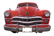 Foto: red oldtimer car - Cuba red oldtimer car - Cuba