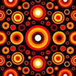 Seamless retro pattern with circles