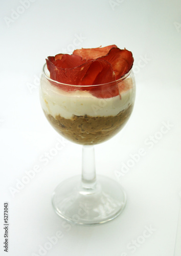 verrine à la coppa verrine à la coppa