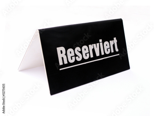 reservierung reservierung