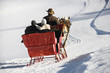 Foto: Horse-drawn sleigh ride. Horse-drawn sleigh ride.