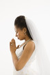 Photo: Praying bride. Praying bride.