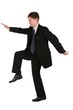 businessman go up