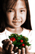 Photo: child with xmas decors child with xmas decors