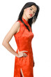 Asian women in a traditional dress Asian women in a traditional dress