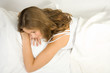 Young girl in bed Young girl in bed