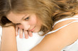 Young girl in bed Young girl in bed