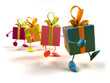 Cadeaux en marche