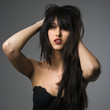 Foto: Pretty young woman. Pretty young woman.