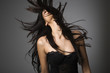 Foto: Woman with long hair. Woman with long hair.
