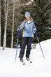 Female skier.