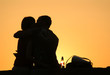 Loving Couple at Sunset