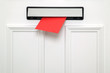 Red letterbox