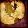 aged America map-grunge artwork aged America map-grunge artwork