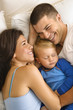 Foto: Family cuddling. Family cuddling.