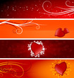 Valentine banners