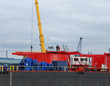 Hafenarbeiten, Dock, Entladung