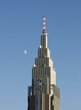 Skyscraper And Moon
