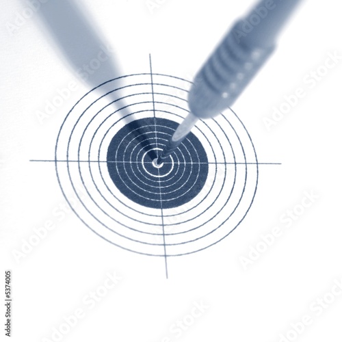 Photo: target symbol of success strategy or adversity target symbol of success strategy or adversity