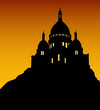 Vektor: Sacré-coeur au coucher de soleil Sacré-coeur au coucher de soleil