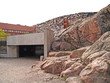 Entrance to Finnish stone church Entrance to Finnish stone church