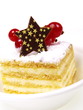 bisquit frucht creme schnitte