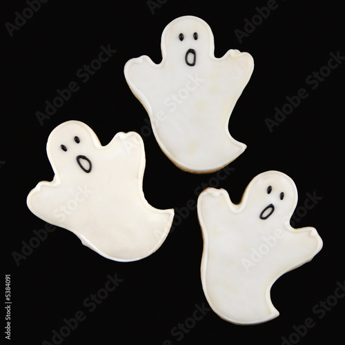 Photo: Ghost sugar cookies. Ghost sugar cookies.
