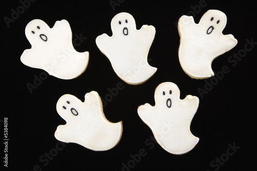 Photo: Ghost sugar cookies. Ghost sugar cookies.