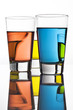 Colorful cocktails