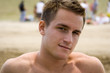 Male Model at the Beach