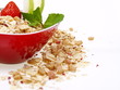 müsli frühstück mit milch