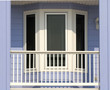 Photo: The front porch area of a colorful home in Pensacola Florida The front porch area of a colorful home in Pensacola Florida