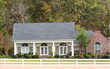 An elegant ranch style home in a country setting