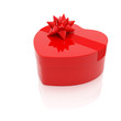 Heart Shaped  Box with Bow