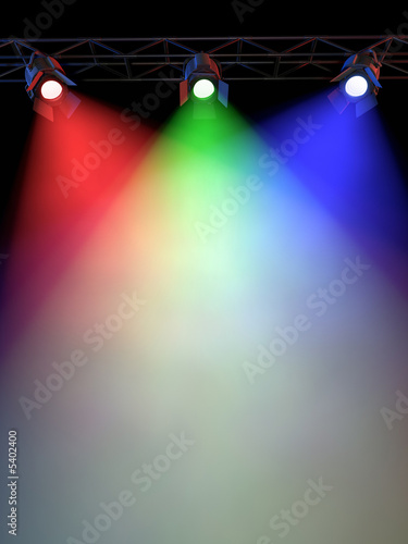 RG&B Colored Spotlights