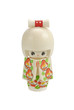 Handmade, wooden, kokeshi doll made in japan