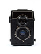 old camera on white background old camera on white background