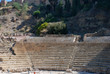 Ruin of a Roman amphitheater in Malaga, Spain