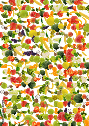 vegetable and fruit background