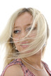 sexual girl on isolated background