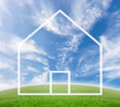 Concept for real estate business or house purchase