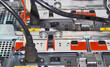 Mainframe backpanels in datacenter