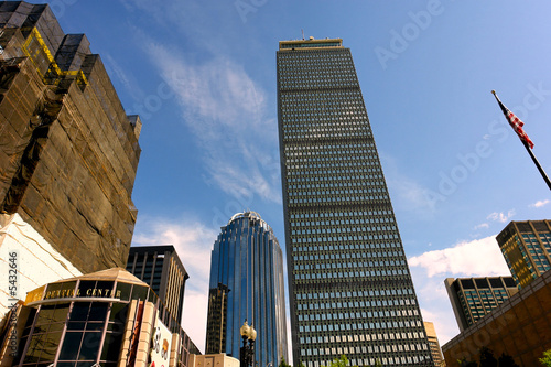 Photo: dramatic wide angle image of bostons copley square dramatic wide angle image of bostons copley square