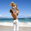 Man holding woman.