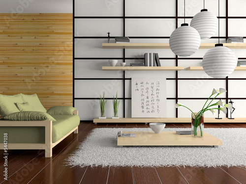 Home Interior Styles on Home Interior In Japanese Style 3d Rendering    Dmitry Koksharov