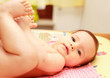 Portrait of cute baby 